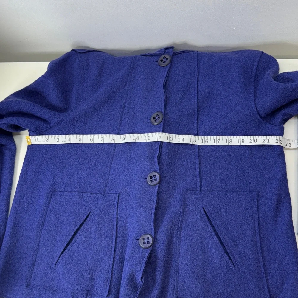 Coldwater Creek Purple Button-Up Blazer Size L - Picture 6 of 6